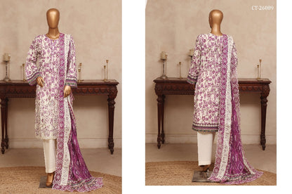 Riwayat Ancient Tribe Printed & Embroidered Suit - 3 Piece Unstitched