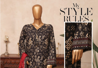 Riwayat Geometric Printed Suit - V-25922 R