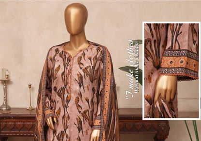 Riwayat Printed Viscose 3 Piece Suit - V-26083