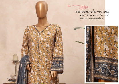 Riwayat Printed Viscose 3 Piece Suit