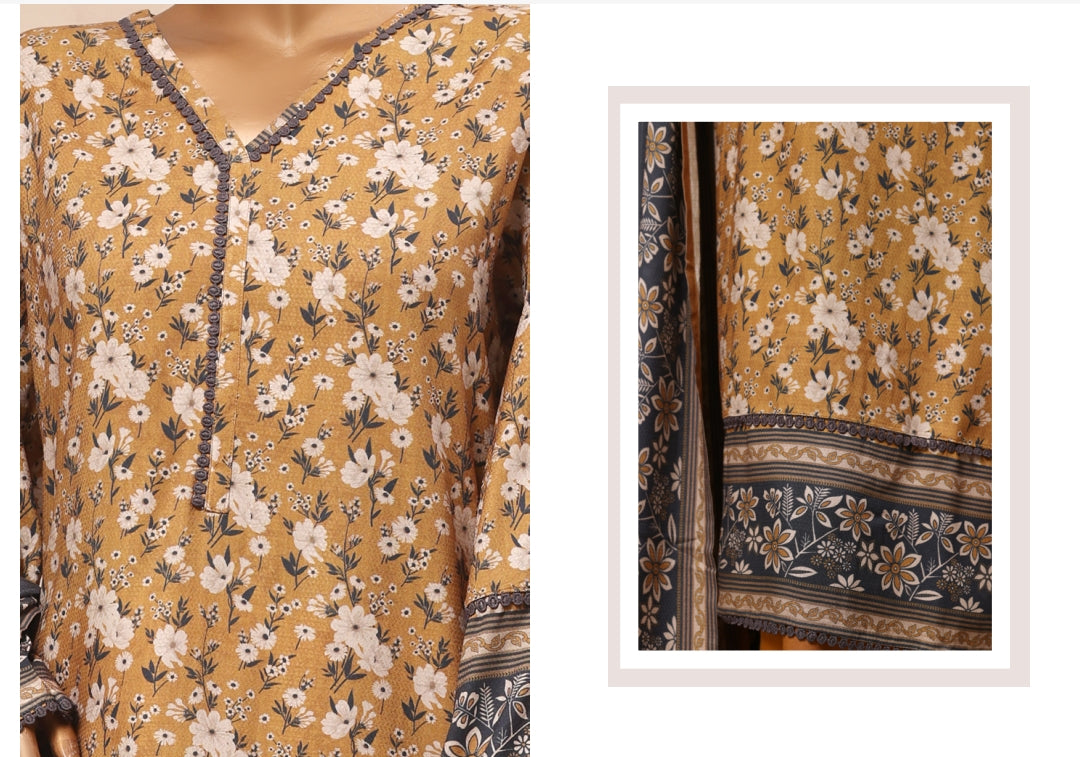 Riwayat Printed Viscose 3 Piece Suit